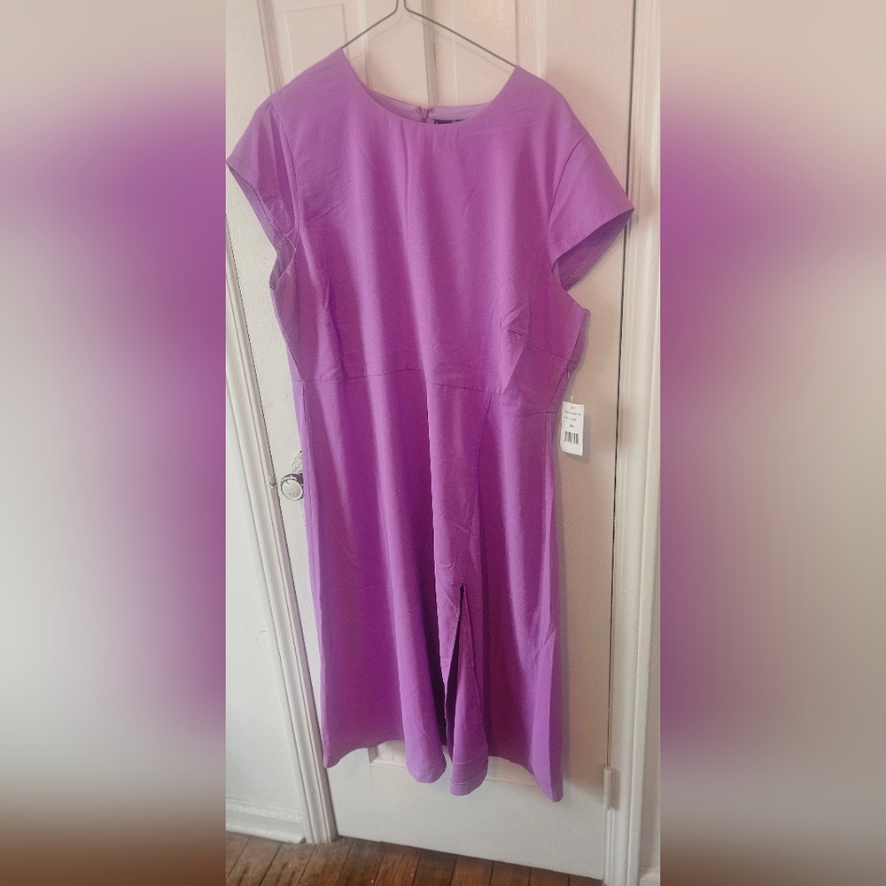 Elegant Purple Women's Dress Size 2X